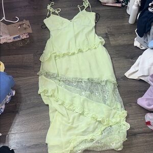 Forever 21 Light Green Maxi Dress